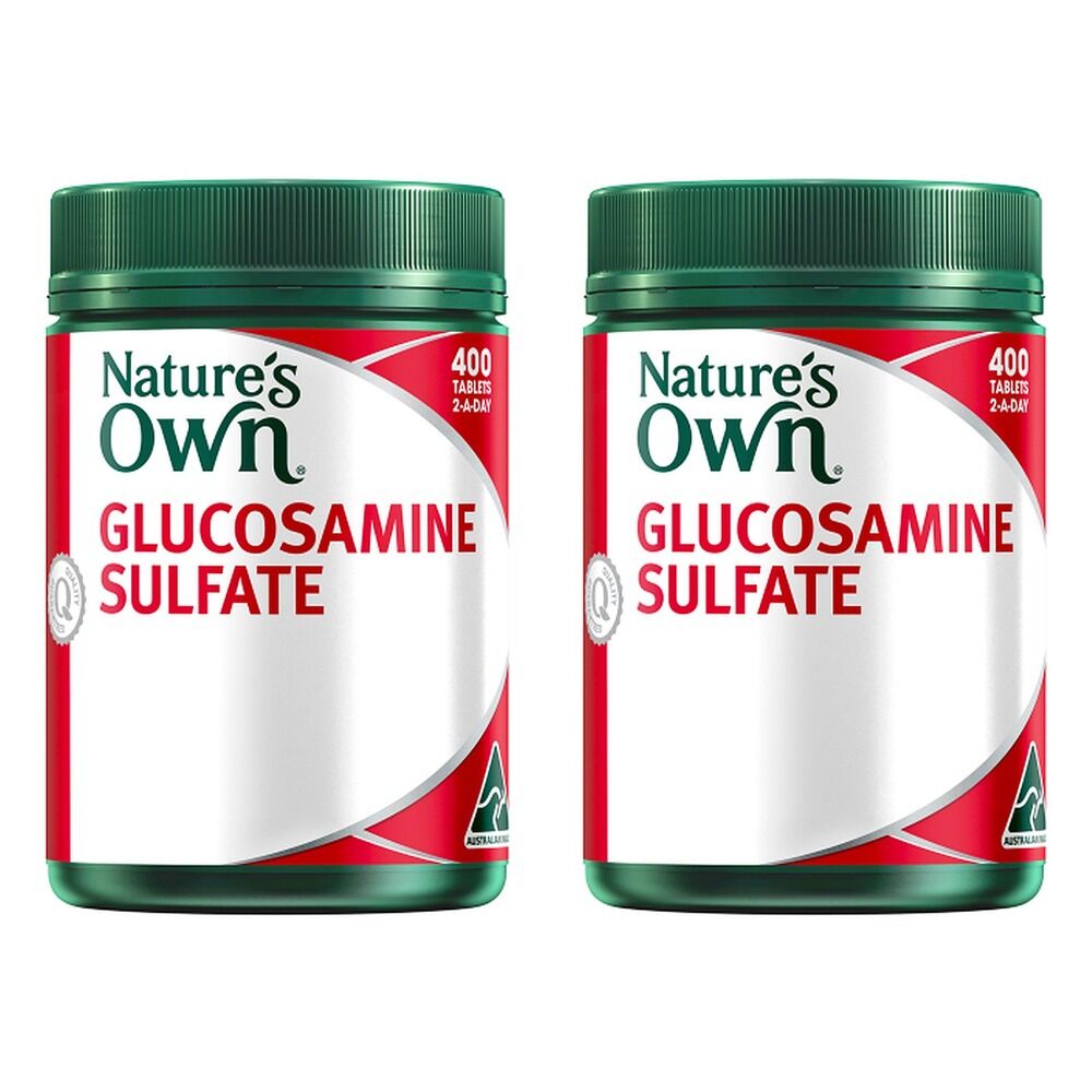 Nature's Own Glucosamine Sulfate 400 Tablets Pack of 2