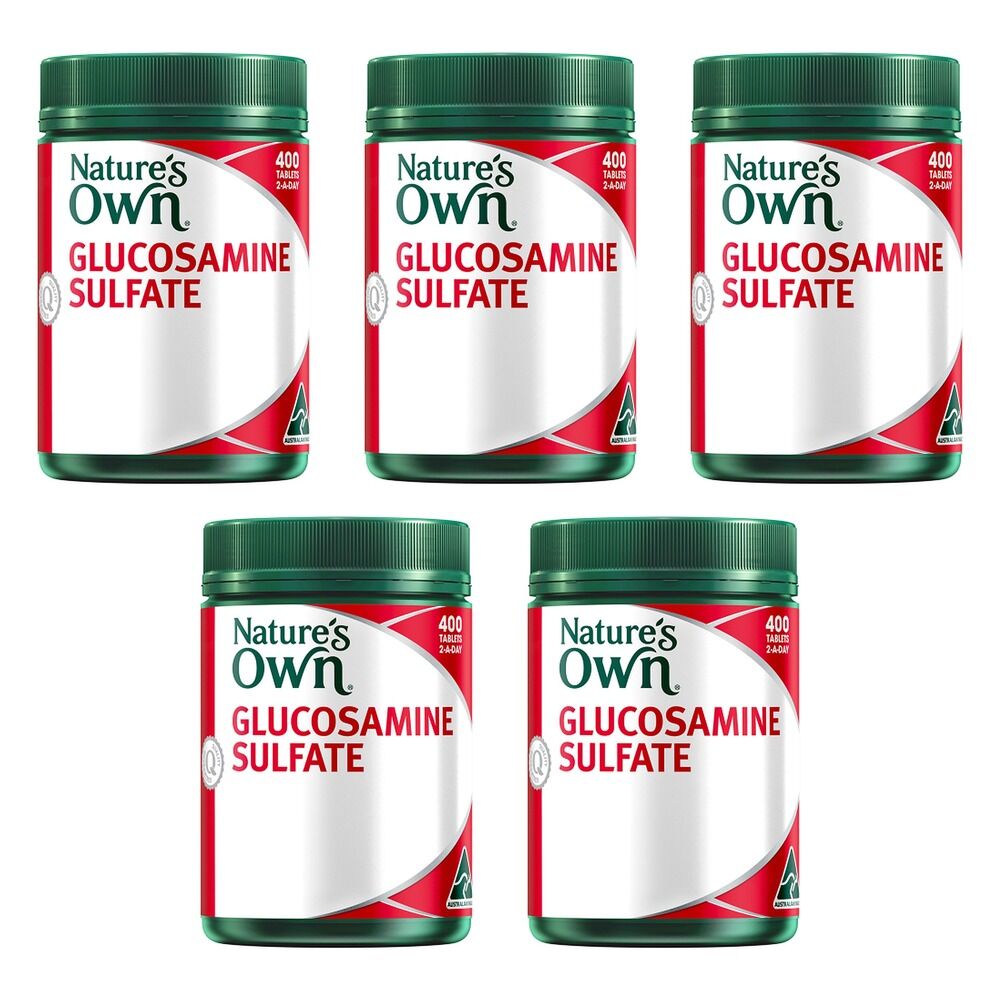 Nature's Own Glucosamine Sulfate 400 Tablets Pack of 5