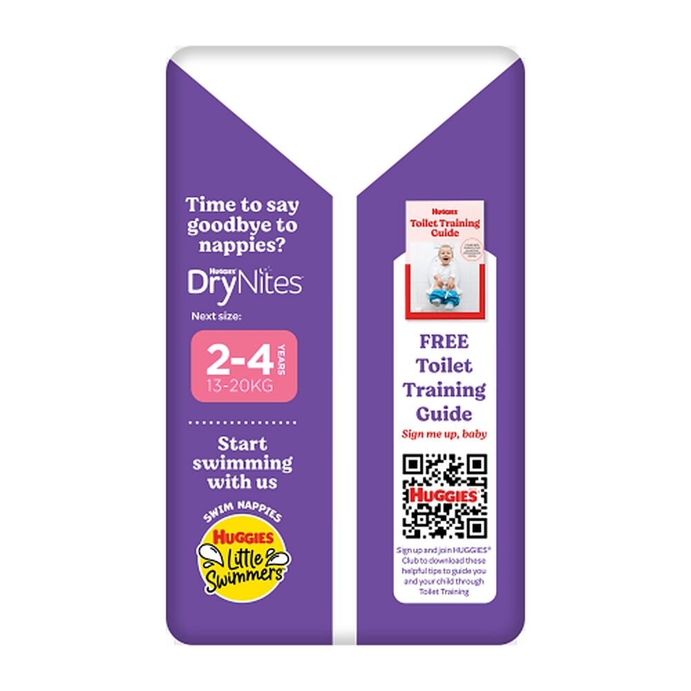 Huggies UltraDry Nappy Pants Junior Girl 24 Pack x 3