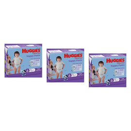 Huggies UltraDry Nappy Pants Junior Boy 24 Pack x 3 Bundle of 3