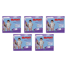 Huggies UltraDry Nappy Pants Junior Boy 24 Pack x 3 Bundle of 5
