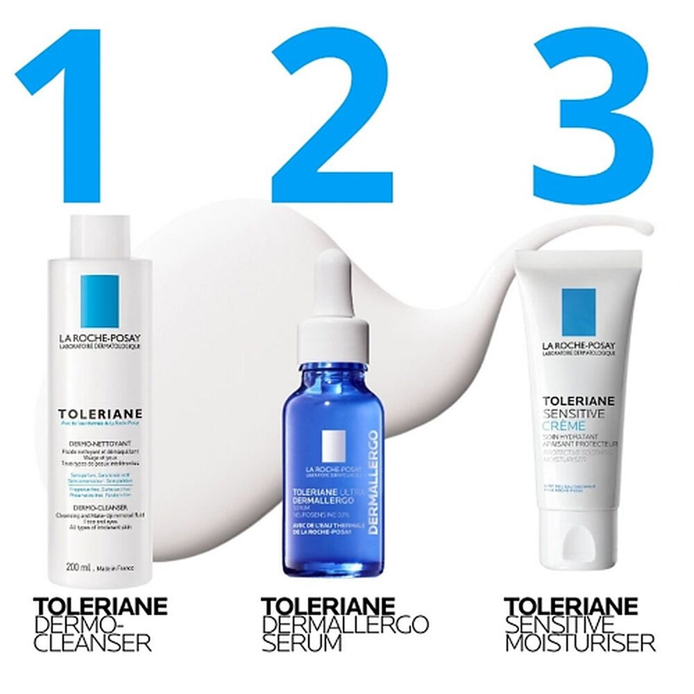 La Roche-Posay Toleriane Dermo Cleanser 200mL x 3