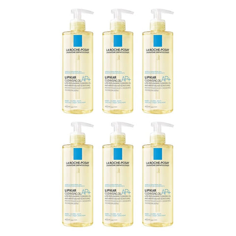 La Roche-Posay Lipikar Cleansing Oil 400mL Pack of 6
