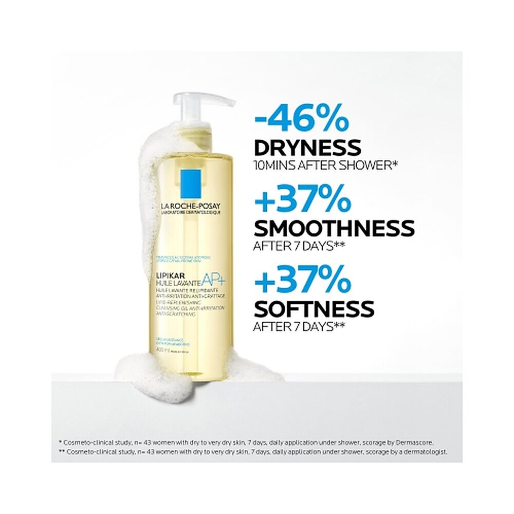 La Roche-Posay Lipikar Cleansing Oil 400mL x 3