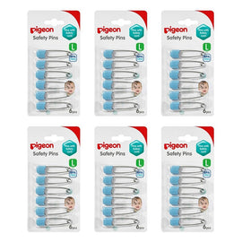Pigeon Safety Pins 6 Pack Bundle of 6