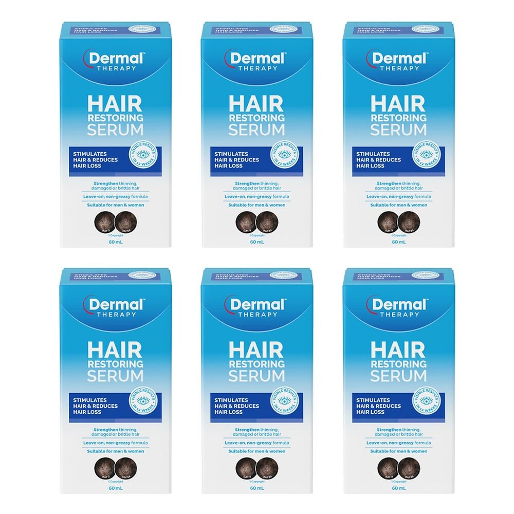 Dermal Therapy Hair Restoring Serum 60mL Pack of 6