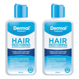 Dermal Therapy Hair Restoring Shampoo & Conditioner 210mL Pack of 2