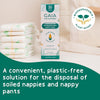 GAIA Natural Baby Biodegradable Nappy Bags 50 Pack