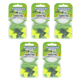 Audiplugs Tradies Pro Refill Pack of 5