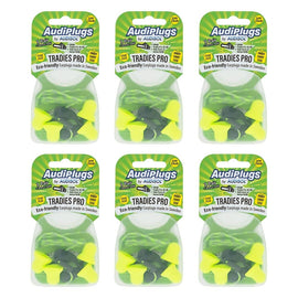 Audiplugs Tradies Pro Refill Pack of 6