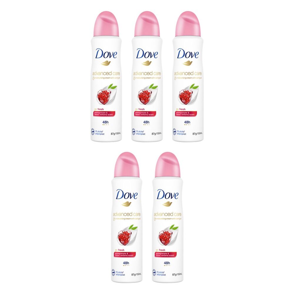 Dove Advanced Care Go Fresh Pomegranate & Lemon Verbena Pack of 5