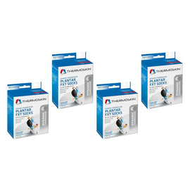 Thermoskin Plantar FXT Compression Socks Ankle Extra Large White Pack of 4