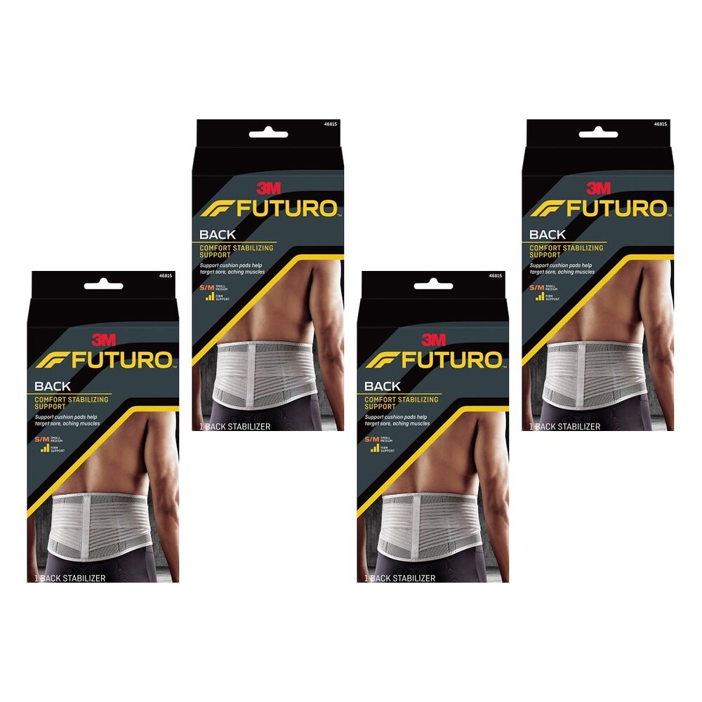 Futuro Comfort Stabilising Back Support Small/Medium Pack of 4