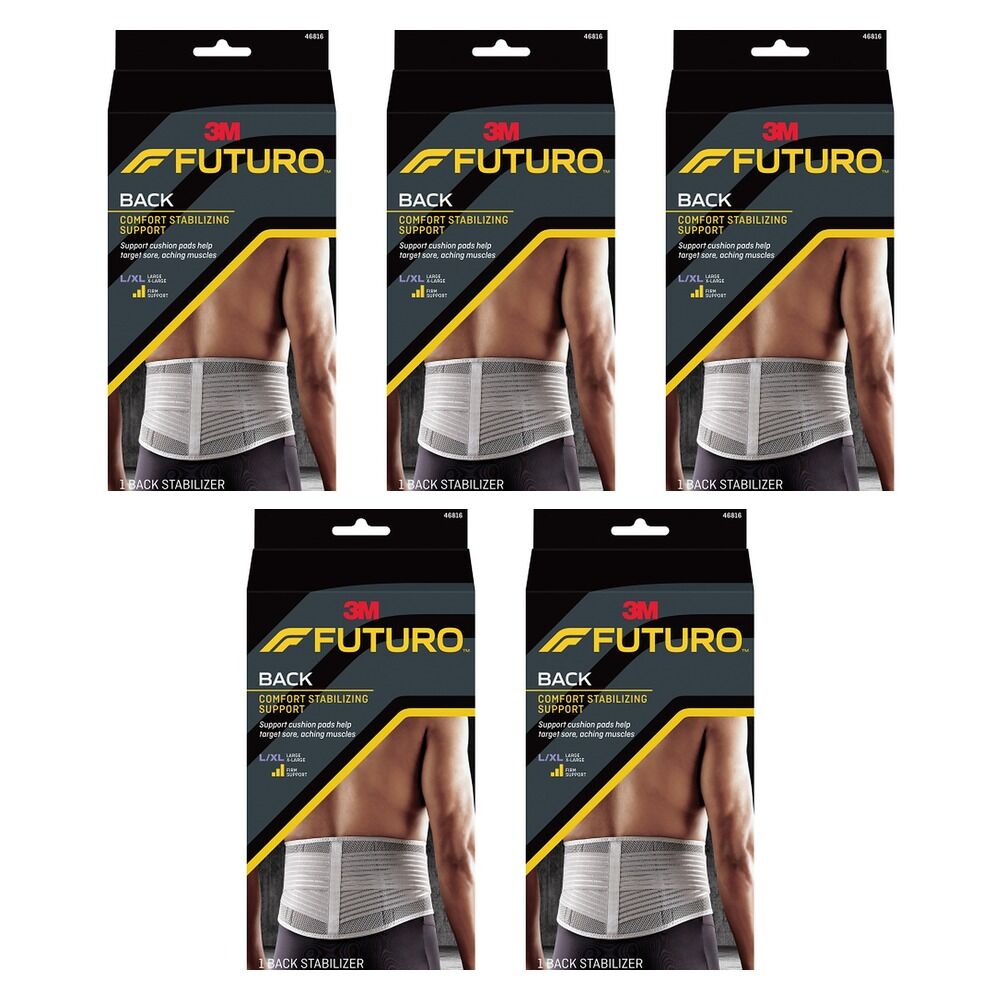 Futuro Comfort Stabilising Back Support Large/Extra Large Pack of 5