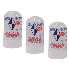 Deonat Crystal Deodorant Stick 50g Pack of 3