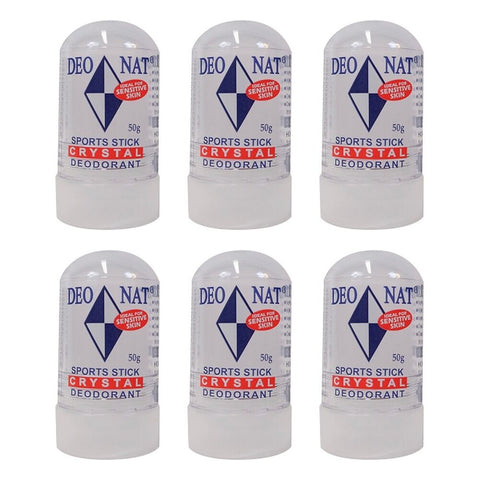 Deonat Crystal Deodorant Stick 50g Pack of 6