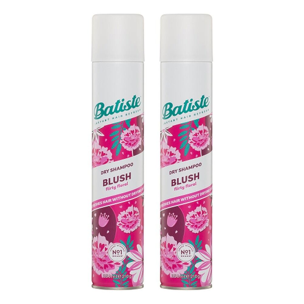 Batiste Blush Flirty Floral Dry Shampoo 350mL Pack of 2