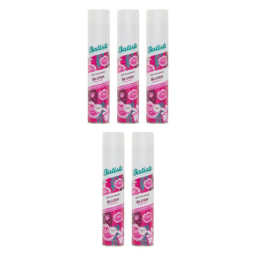 Batiste Blush Flirty Floral Dry Shampoo 350mL Pack of 5