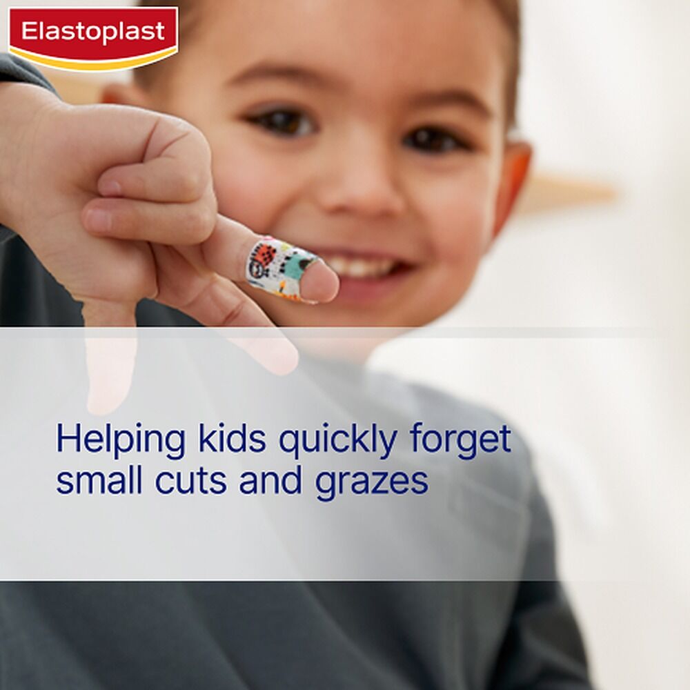 Elastoplast Sensitive Kids Animal Print Plasters 20 Pack