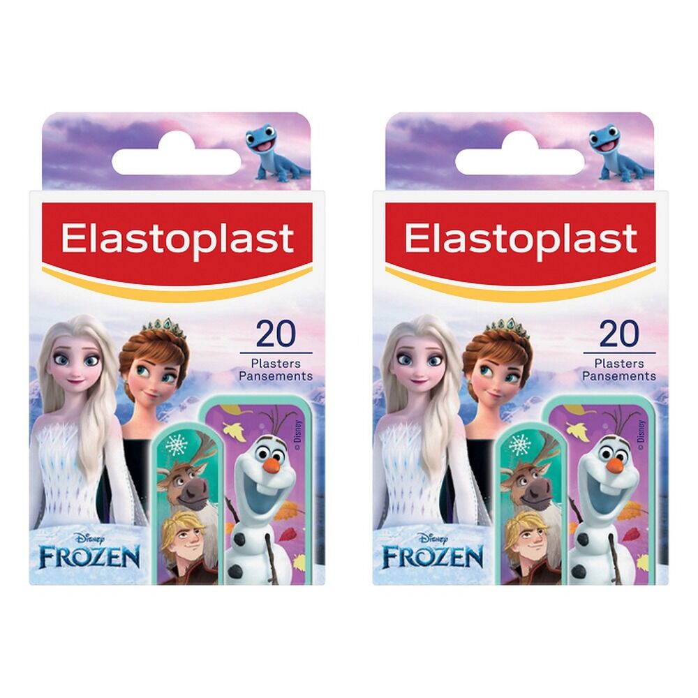 Elastoplast Disney Frozen Plasters 20 Pack Bundle of 2