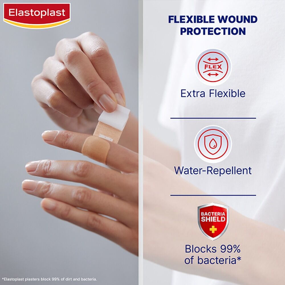 Elastoplast Flexible Fabric Plasters 40 Pack