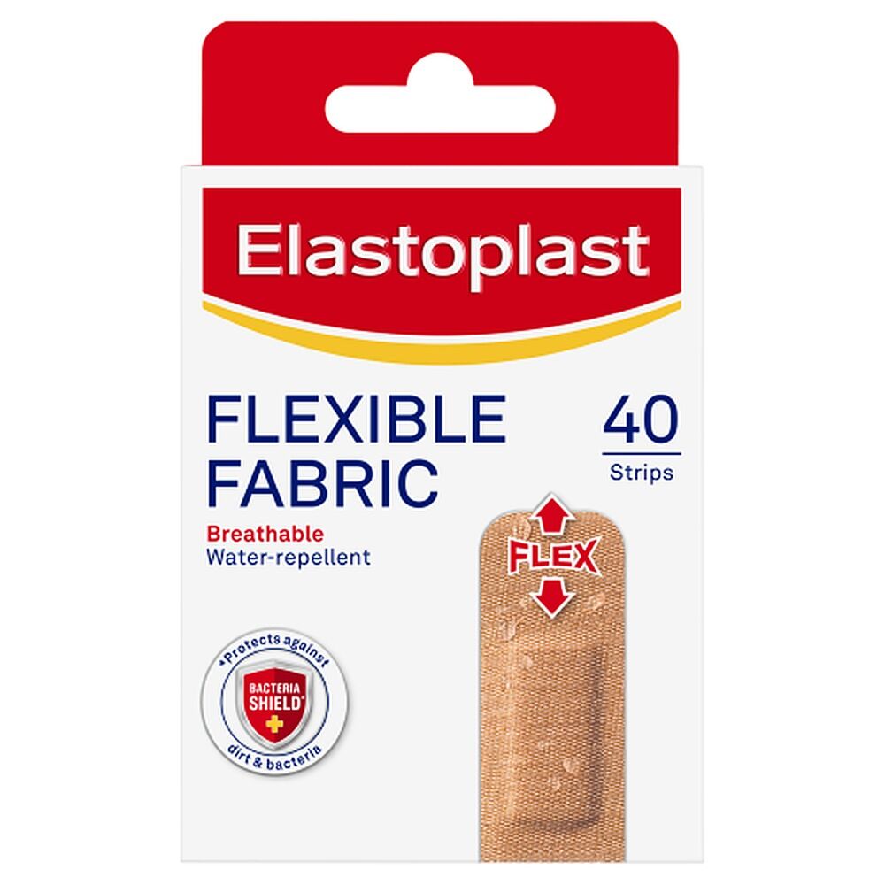 Elastoplast Flexible Fabric Plasters 40 Pack