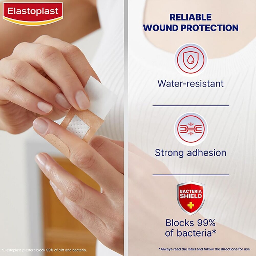 Elastoplast Flexible Fabric Plasters 100 Pack