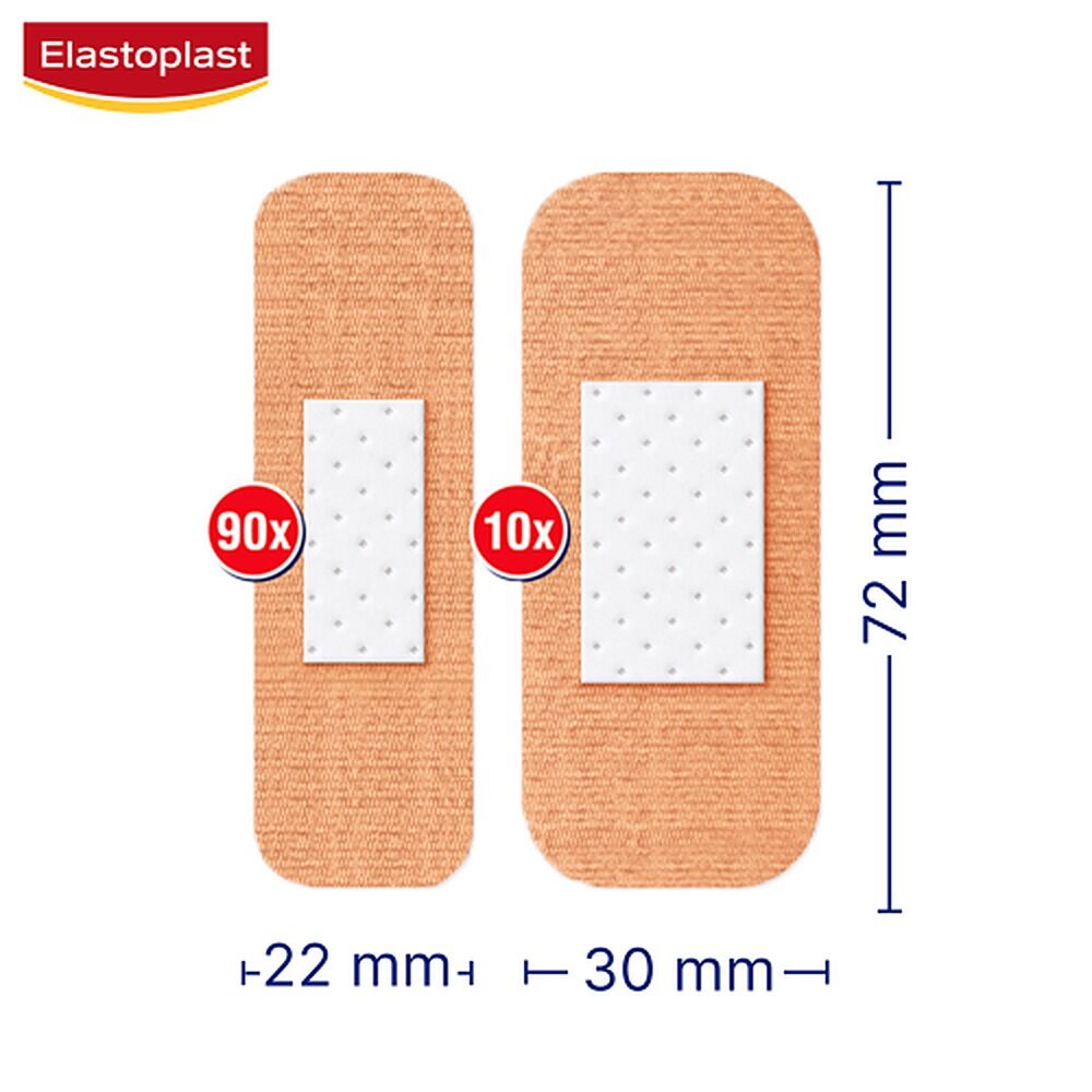 Elastoplast Flexible Fabric Plasters 100 Pack