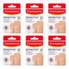 Elastoplast Sensitive Light Plasters 20 Pack Bundle of 6