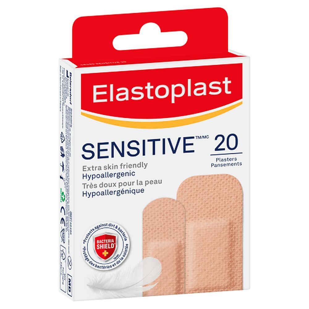 Elastoplast Sensitive Light Plasters 20 Pack