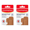 Elastoplast Sensitive Medium Plasters 20 Pack Bundle of 2