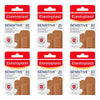 Elastoplast Sensitive Medium Plasters 20 Pack Bundle of 6