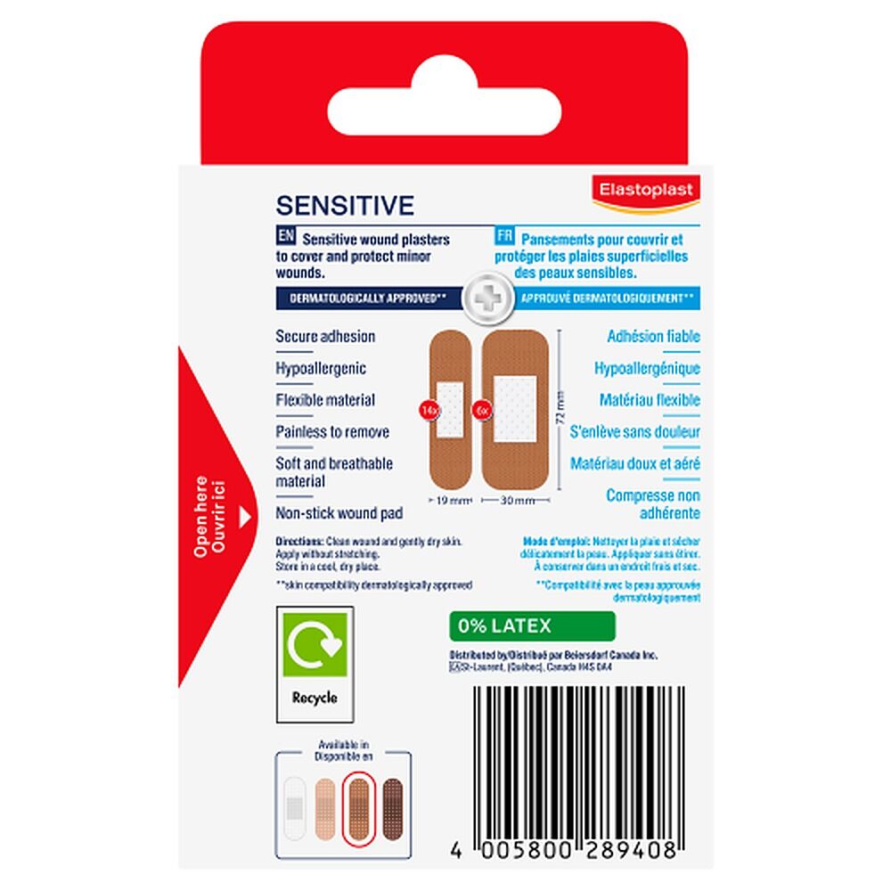 Elastoplast Sensitive Medium Plasters 20 Pack