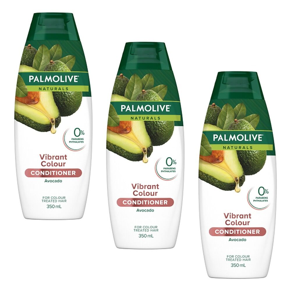 Palmolive Naturals Vibrant Colour Conditioner Avocado 350mL Pack of 3