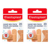 Elastoplast Hand Mix Plaster Pack 20 Pack Bundle of 2