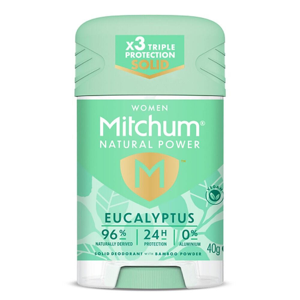 Mitchum Natural Deodorant Stick Eucalyptus 40g