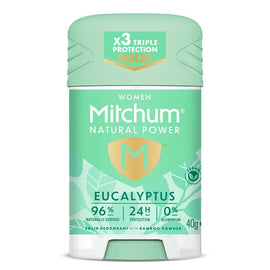 Mitchum Natural Deodorant Stick Eucalyptus 40g