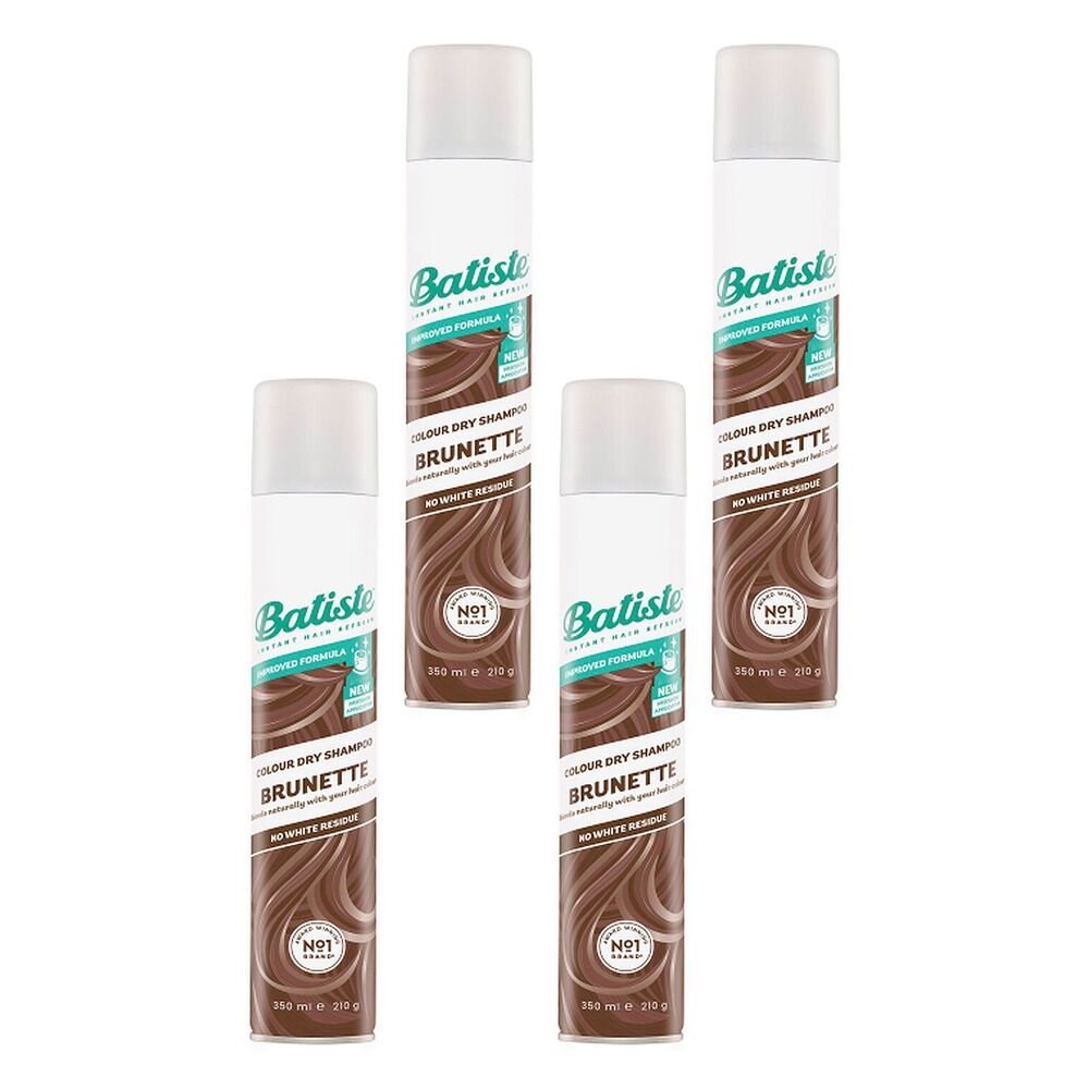 Batiste Dry Shampoo Hint of Colour Brunette 350mL Pack of 4