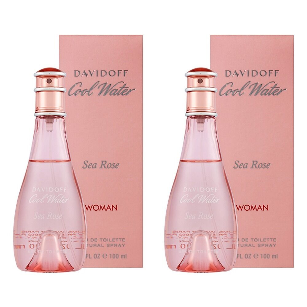 Davidoff Cool Water Sea Rose EDT 100mL Pack of 2