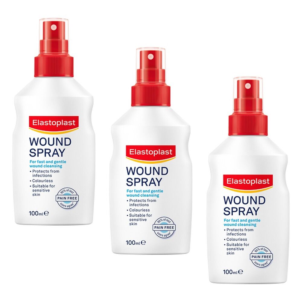 Elastoplast Wound Spray 100mL Pack of 3
