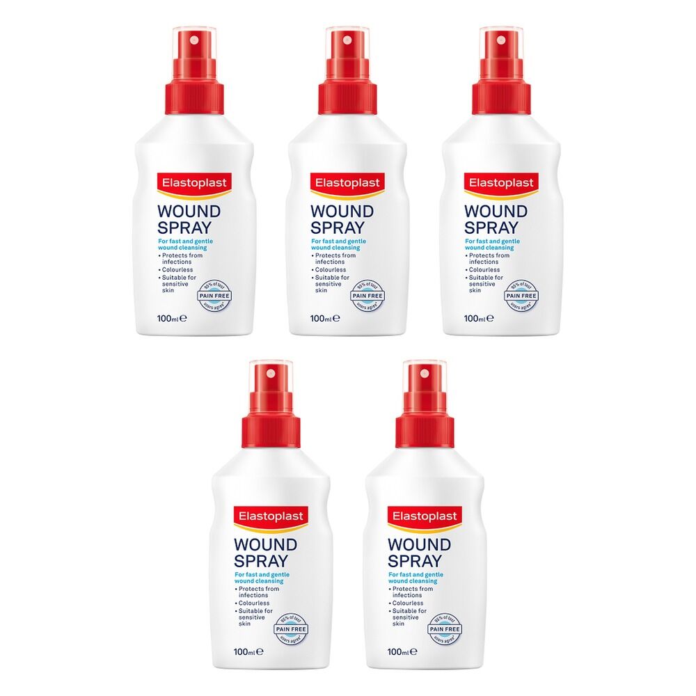 Elastoplast Wound Spray 100mL Pack of 5