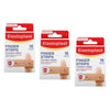 Elastoplast Finger Strips Flexible Fabric 16 Pack Bundle of 3