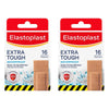 Elastoplast Extra Tough Waterproof Plasters 16 Pack Bundle of 2