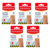 Elastoplast Extra Tough Waterproof Plasters 16 Pack Bundle of 5