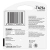 Energizer A76 Silver Oxide Button Battery 4 Pack