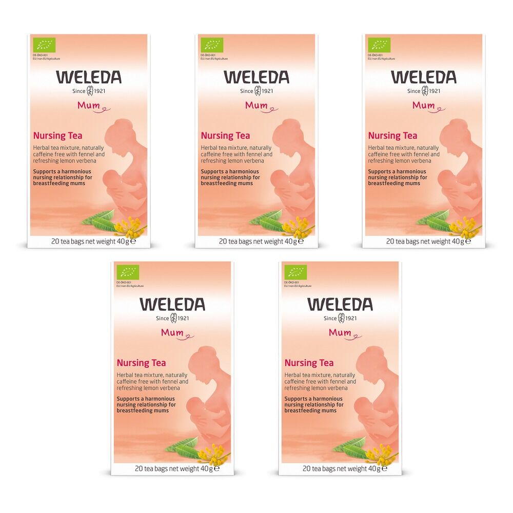 Weleda Nursing Tea Teabags 20 Pack Bundle of 5