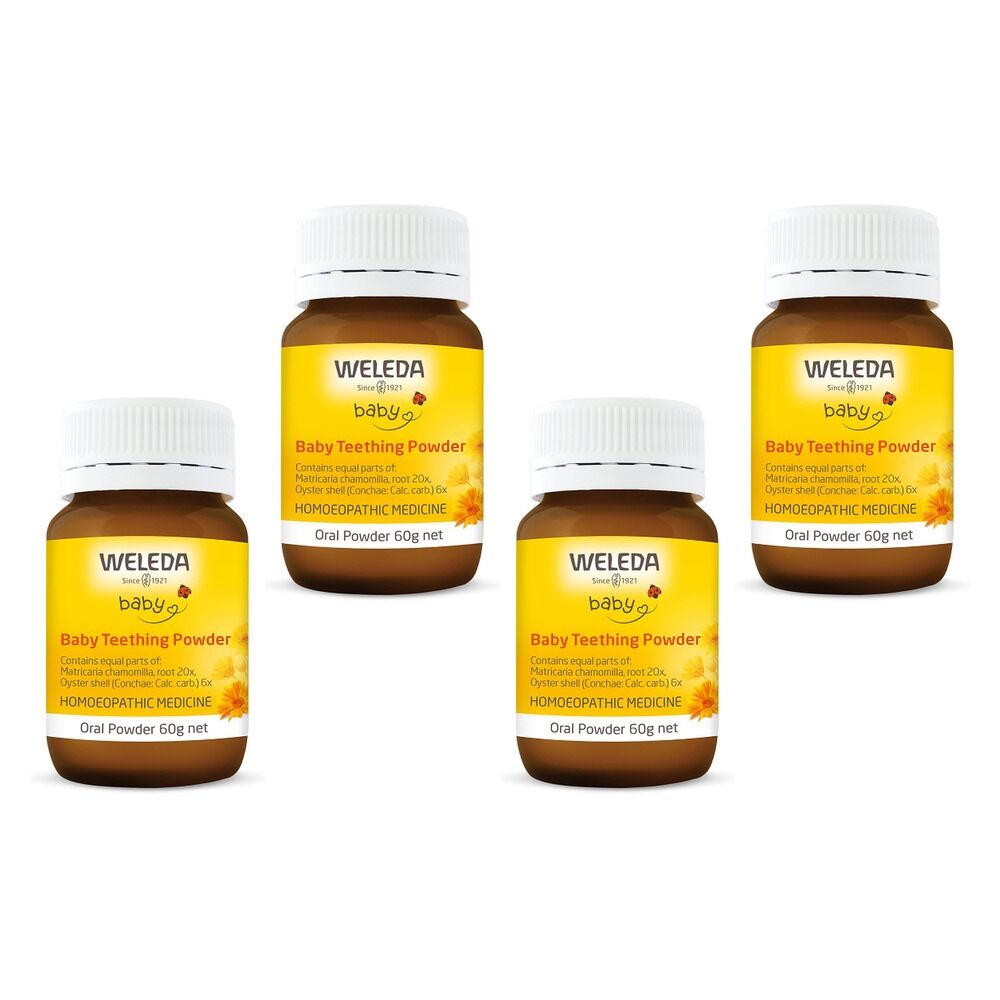Weleda Baby Teething Powder 60g Pack of 4