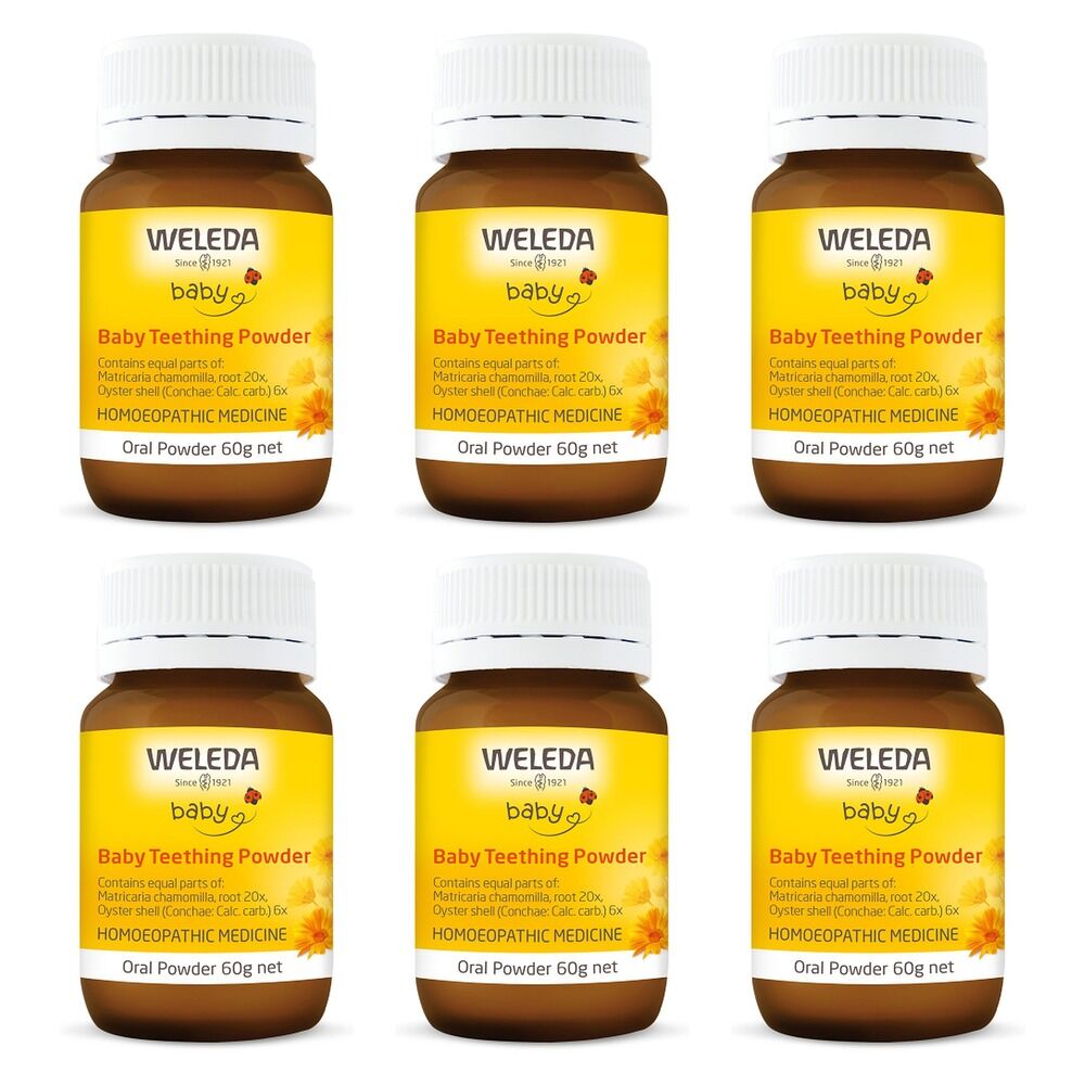 Weleda Baby Teething Powder 60g Pack of 6