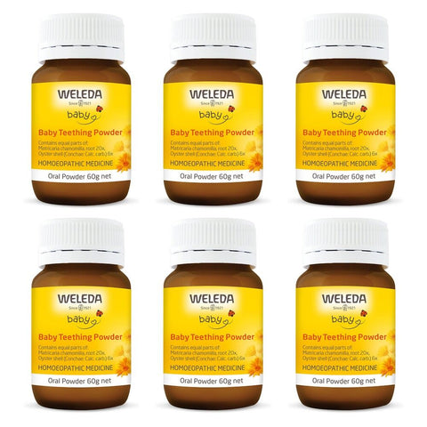 Weleda Baby Teething Powder 60g Pack of 6