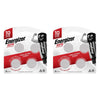 Energizer 2016 Lithium Coin Batteries 4 Pack Bundle of 2